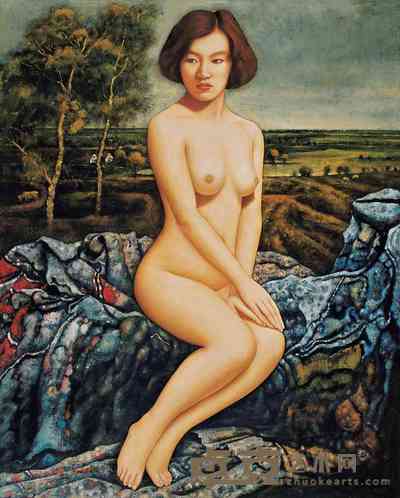 邸立丰 女人体 100×80cm